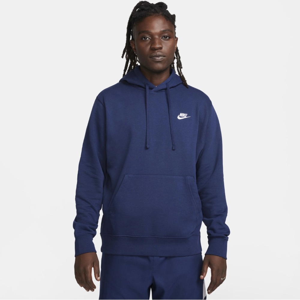 Nike Men's Navy Blue Hoodie